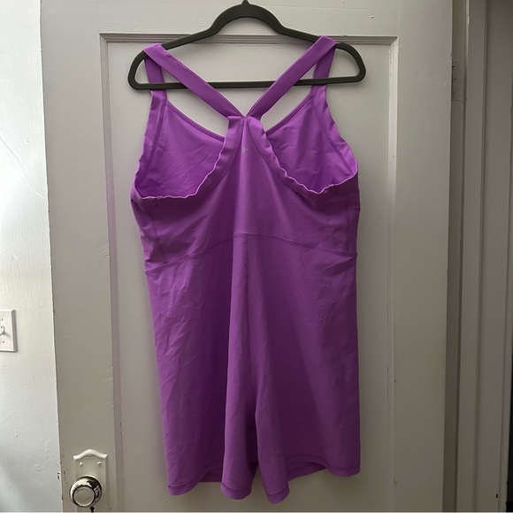 Purple Sleeveless Romper - Picture 2 of 2